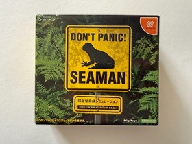 Dreamcast Seaman w/Microphon DC SEGA Sea Man Simulation Game Japan JP