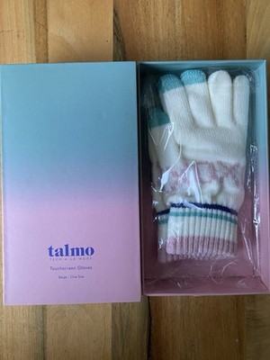 Touchscreen Handschuhe - beige in OVP - Talmo - Einheitsgröße Gloves Berlin