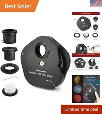 Aluminum 5-Position Telescope Filter Holder - Perfect for Planetary Photography