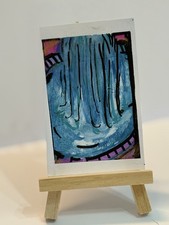 Aceo Art Card Fountains by FormstoneArt Signed Limited Edition