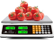 Price Computing Scale 88Lb/40Kg Commercial Food Scale for Produce Meat Weighing,