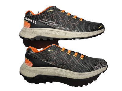 Merrell Fly Strike Trail Running Shoes, Men's Size 10, Color: Black/Orange