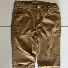 Old Navy Khaki Brown Slim Fit Built-In Tough Pants Boys Size 14