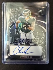 2023 Spectra Legends Chris Long 138/149 On Card Auto Eagles