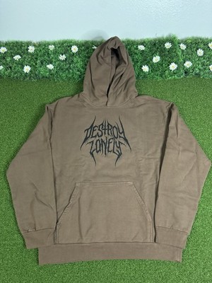 Official Destroy Lonely Love Lasts Forever Men s Hoodie Mocha Brown 2XL Opium