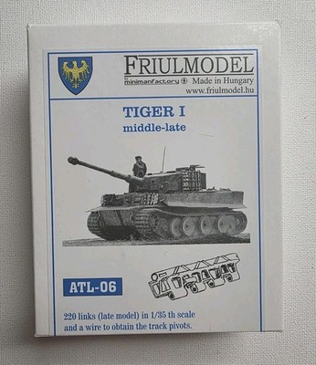 Friulmodel Metal Tracks for 1/35 German Tiger I Middle-Late (220 links) ATL-06
