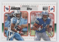 2010 Topps Gridiron Lineage Chris Johnson Jahvid Best #GL-JB 2w3