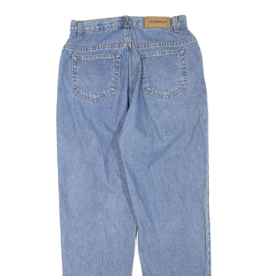 LIZ CLAIBORNE Femmes Jeans Bleu Standard Droit Clair W28 L30 Coupe Classique - Photo 4/4