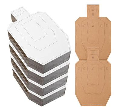 100Pcs USPSA/IPSC/IDPA Shooting Cardboard Targets for Shooting Competition To..