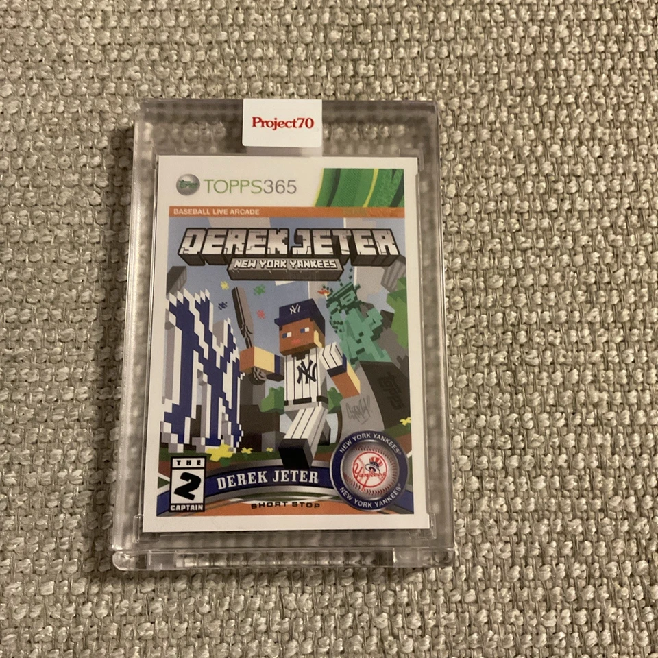 2021 Derek Jeter Topps Project 70 Minecraft By Ermsy #622 New York Yankees 🔥 - Image 2 of 3