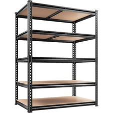 Heavy Duty 5 Tier Storage Shelves 2200LBS Capacity Garage Shelving Unit