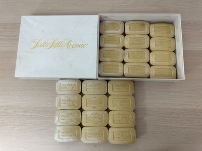 Vintage Saks Fifth Avenue: Cold Cream Soap - Qty. 24 Bars / Cakes - 3.13 Oz Each