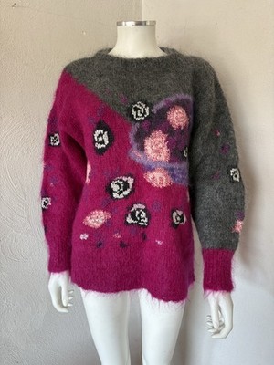 Vintage Selina Knitwear Sweater  England - Mohair Blend ￼