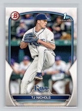 TJ Nichols 2023 Bowman Draft Baseball #BD-153 Tampa Bay Rays