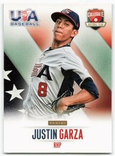 2014 Justin Garza Panini USA Baseball Rookie