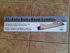 17 Long Board Sander Auto Body Repair Finishing Polishing Polisher - Brand New
