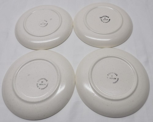 Metlox PoppyTrail "Woodland Gold" 6 3/8" Bread & Butter Plates Set of 4 - Picture 3 of 5