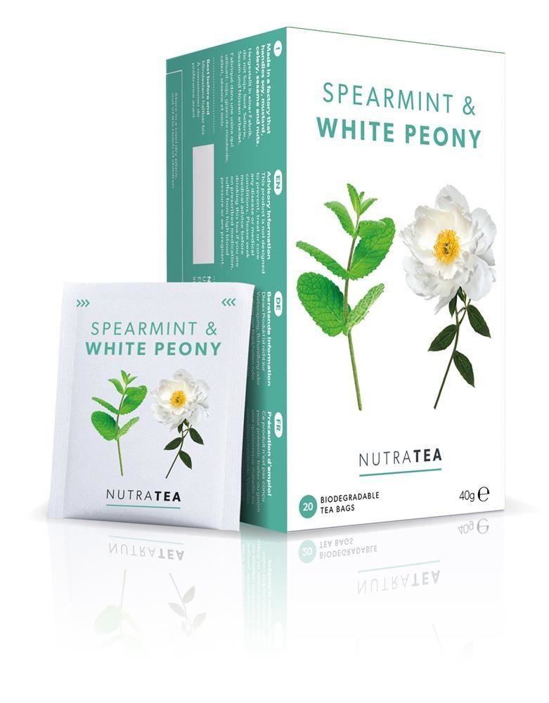 Nutratea White Spearmint & Peony - 20 Tea Bags - Image 3