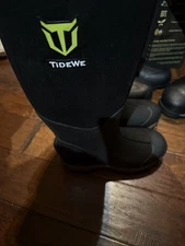 TIDEWE Rubber Neoprene Boots Men And Women, Waterproof Sturdy 6mm Neoprene Boot,