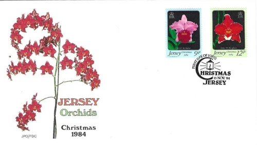 Jersey Comm/FDC -  Jersey Orchids - 1984 (JES301)