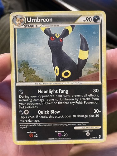 Pokemon Call of Legends Umbreon 22/95 Holo - Heavily Played