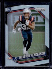 2025 Panini Prizm TreVeyon Henderson RC Silver Rookie #343 Patriots