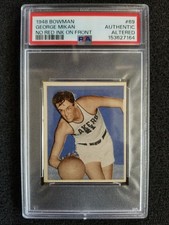 1948 Bowman GEORGE MIKAN rookie card #69