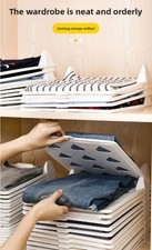 Paquete de 10 tablas organizadoras de camisetas apilables armario cajón camisa carpeta divisores