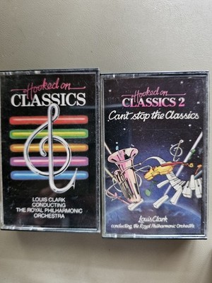Hooked on Classics Royal Philharmonic Orchestra Cassette 1&2 Can't Stop.. 1980s 