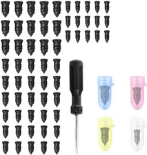 2026 Upgraded 60PCS Screw in Tire Plugs,Self-Service Tire Plugs Kit with Screwdr
