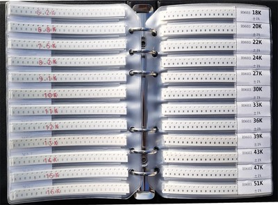 0603 0-20M 1% 178 Values(50pcs/Value) 8900pcs Resistor Kit 1/10W SMD SMT Chip...
