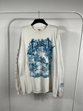 Possessor XL White Long Sleeve Graphic T-Shirt Angels Print Gildan Ultra Cotton