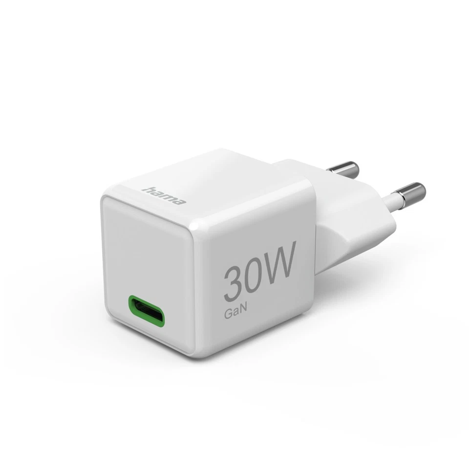 Hama USB-C Ladegerät Schnellladegerät 30W PD 3.0 Netzteil Adapter Samsung iPhone - Bild 2 von 4