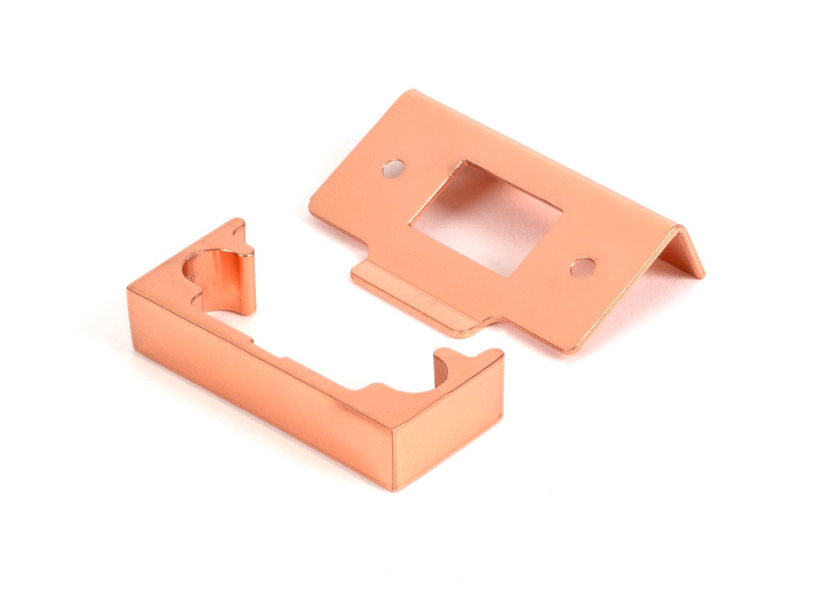 From The Anvil 51830 Polished Bronze 0.5"" Rebate Kit for Tubular Mortice Latch