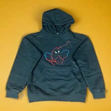 Vintage 2013 Spider-Man Black Hoodie Universal Studios Kids Sweatshirt - Size M