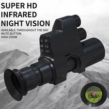 NV4A 850nm/940nm Infrared Night Vision Scope Sight 4X Zoom 1080P Telescope Cam