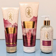 3pc Vanilla Nutmeg Aromatherapy Bath  Body Works Cream Lotion Moisturizing Wash