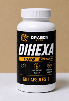 Dragon Labs Dihexa 10mg Capsules 60 Count Lab Tested