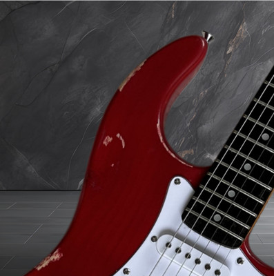 Electric Guitar Custom Build: ST in Fiery Red Relic, Alder Body, SSS Pickups