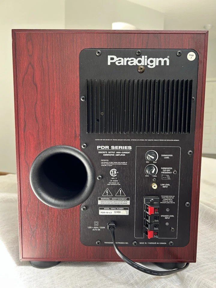 Subwoofer Paradigm PDR-10 Foto 3 de 3