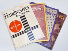Lot of 4 Vtg 1959, 1990s Weaving Magazines Ha...