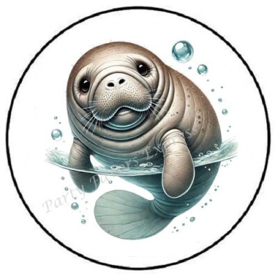 ADORABLE WALRUS ENVELOPE SEALS LABELS STICKERS PARTY FAVORS