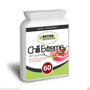 60 Chilli Extrem Fatburner Pillen Neu 18 Gewichtsverlust Abnehmen Diat Kapseln Ebay