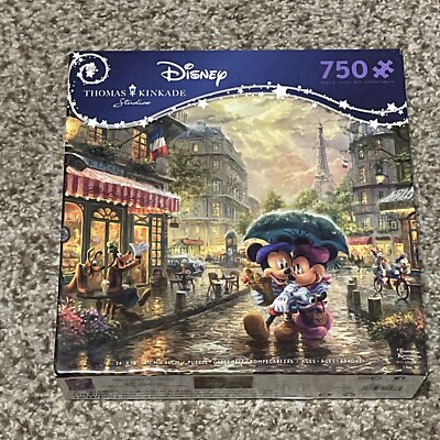 Ceaco Thomas Kinkade Disney's MICKEY AND MINNIE IN PARIS 750