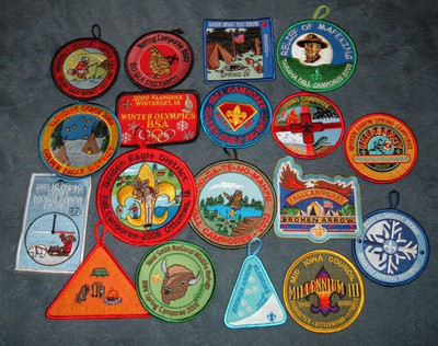 BSA 18 Diff. Mid-Iowa Council 2000-09 Boy Scout Activity Patches