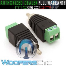 MOSCONI HLRCA-M UNIVERSAL RCA HIGH LEVEL CONNECTOR FOR SPEAKERS AMPLIFIER NEW