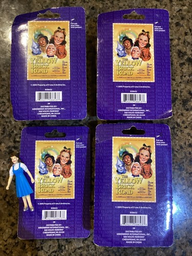Mago de Oz NUEVO De Colección MGM 2005 - 4 Figuras Set Dorothy Tin Man Lion Scarecrow - Imagen 4 de 4