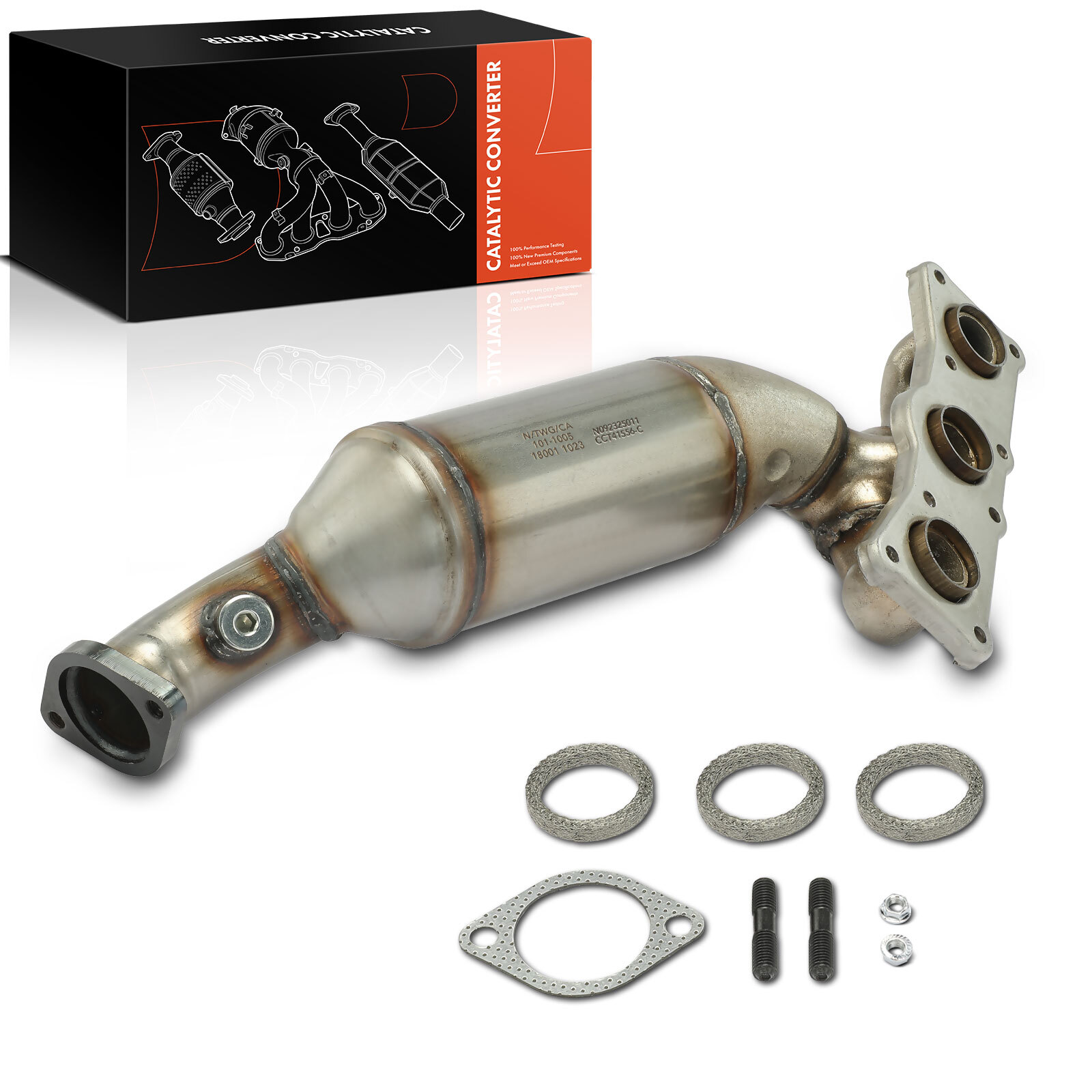 Catalytic Converter for BMW E90 328i 328xi E82/E88 128i E70 X5 L6 3.0L Rear Side