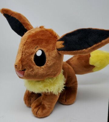 Build A Bear Pokemon Eevee Plush 16 Bab Brown Stuffed Animal With Sound Working Ebay