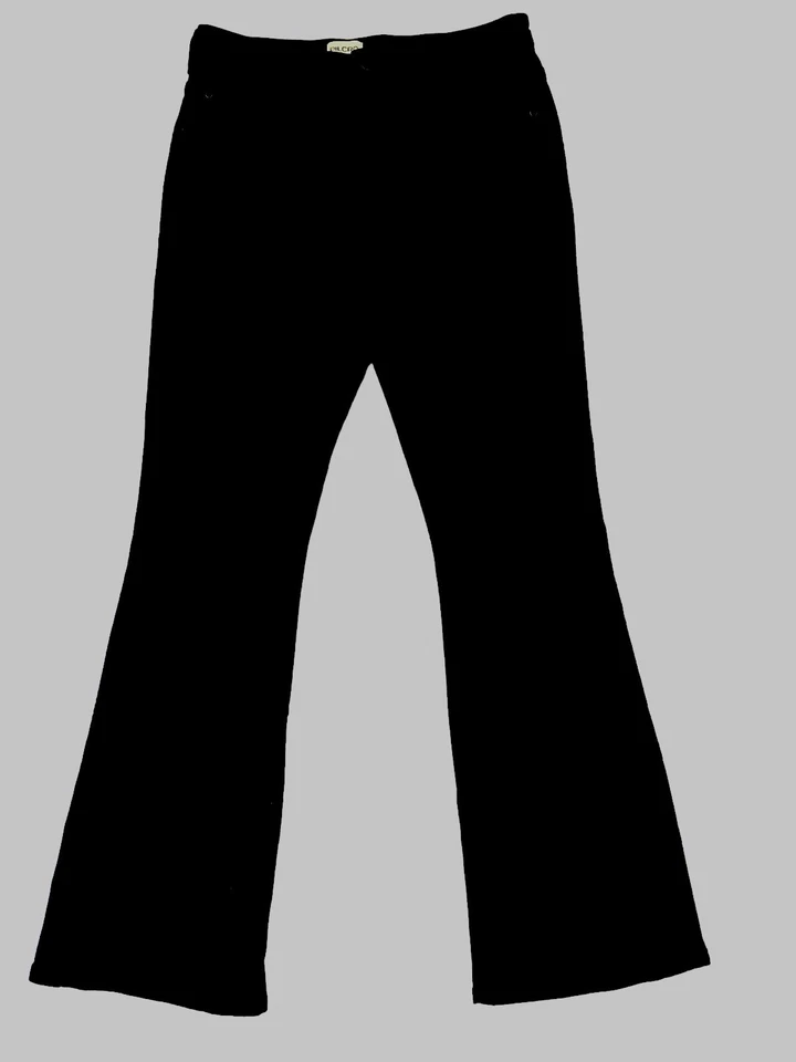 Anthropologie Pilcro Women’s Black Sz 31 The Icon Flare Boho Hippie Rocker - Image 3 of 4